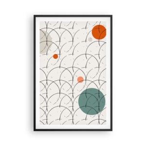 Plagát v čiernom ráme - V duchu pop-artu - 61x91 cm