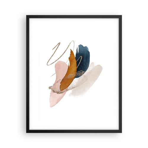 Plagát v čiernom ráme - Okrídlená kompozícia - 40x50 cm