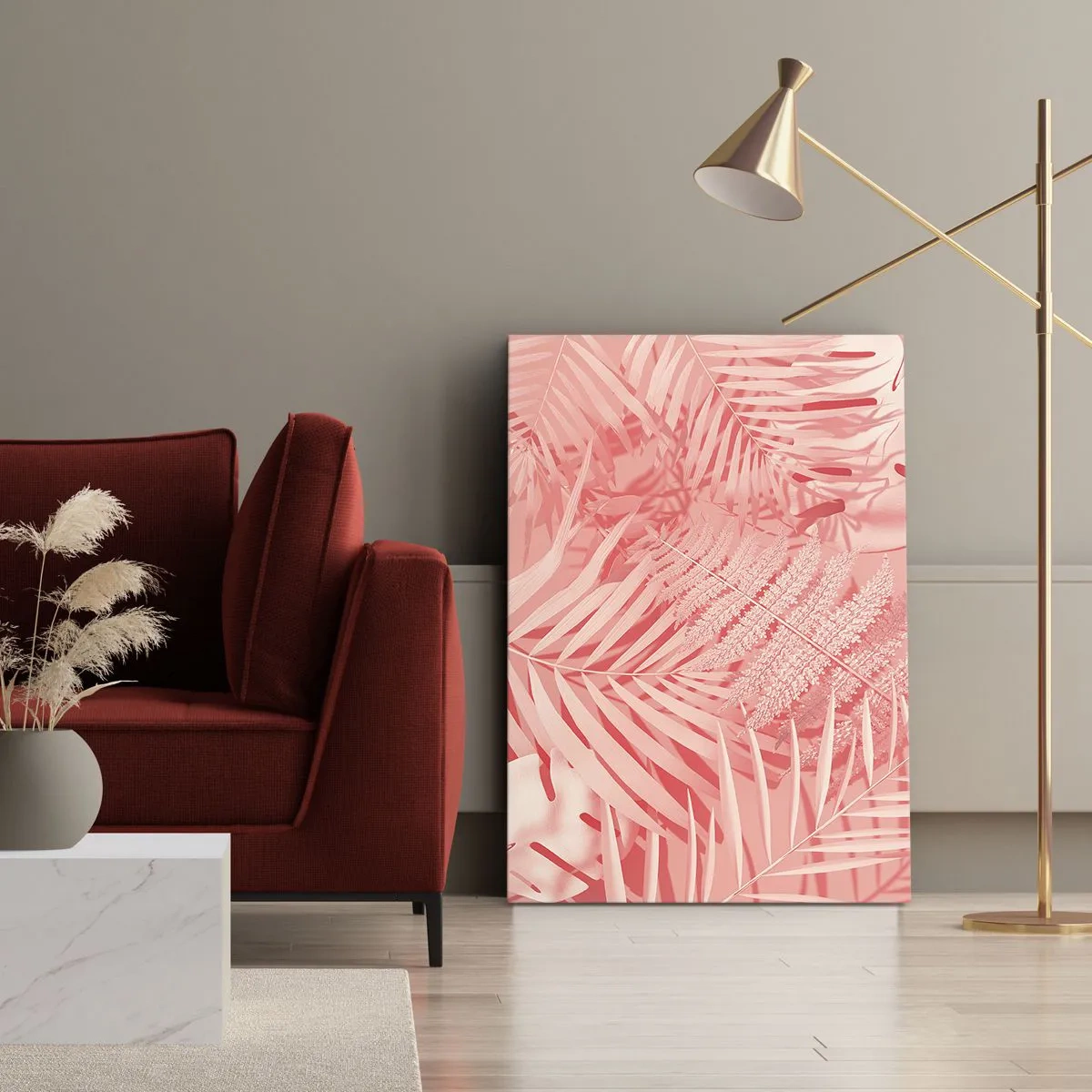 Obraz na plátne - Ružový koncept - 50x70 cm