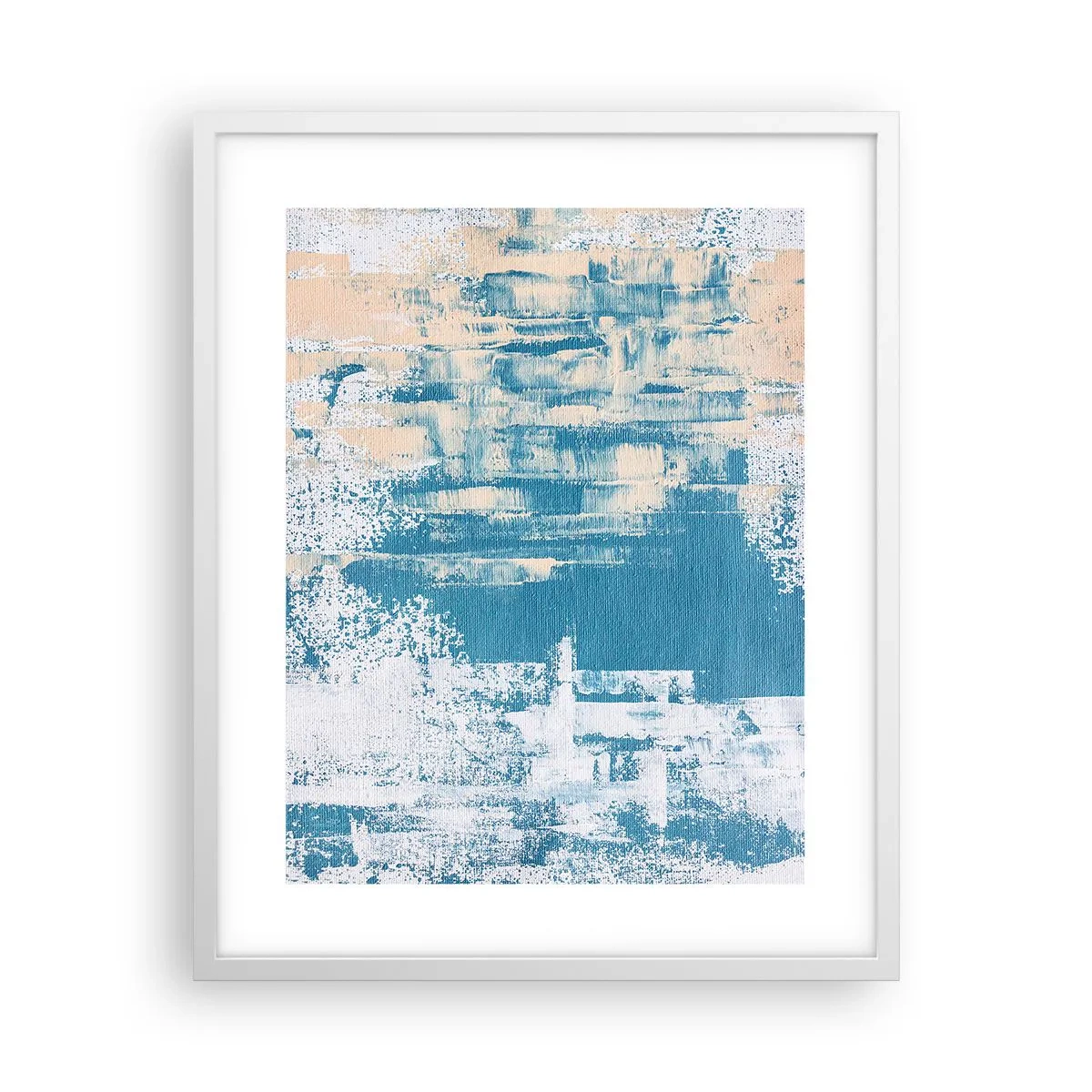 Plagát v bielom ráme - Cez cencúľ - 40x50 cm