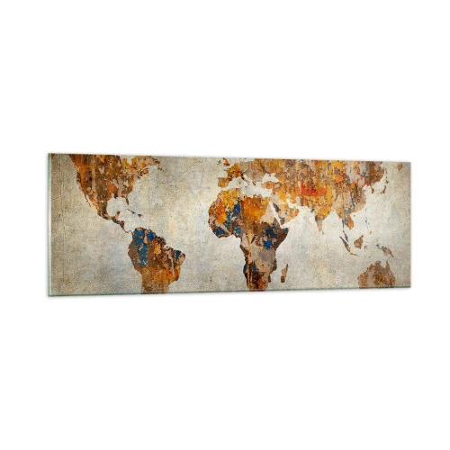 Obraz na skle - Skutočne veľký svet - 90x30 cm