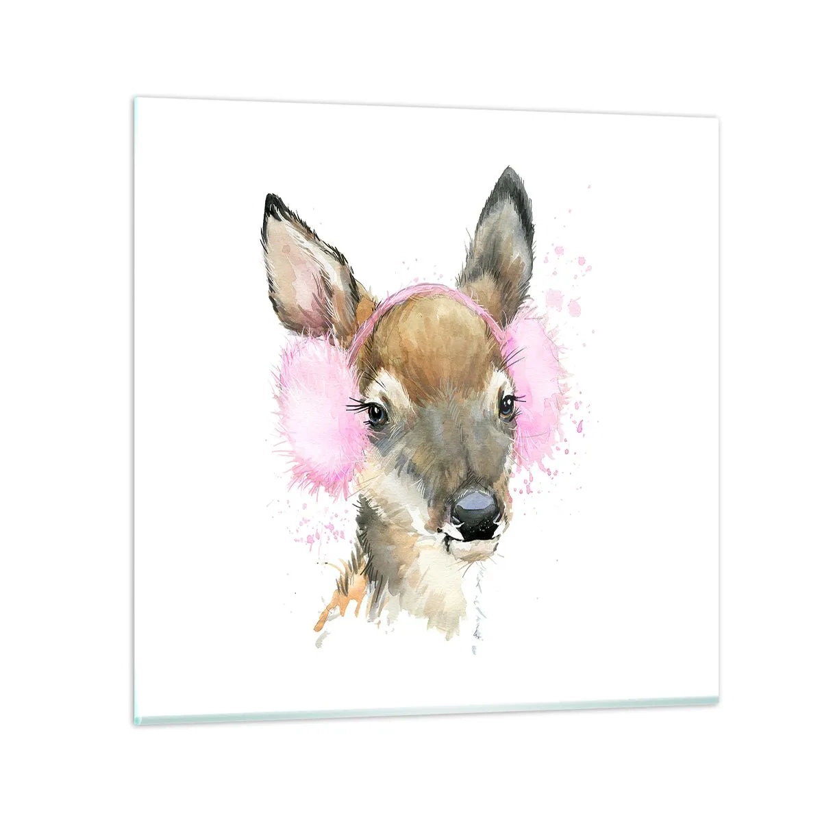 Obraz na skle - A mráz už nie je tak hrozný - 60x60 cm
