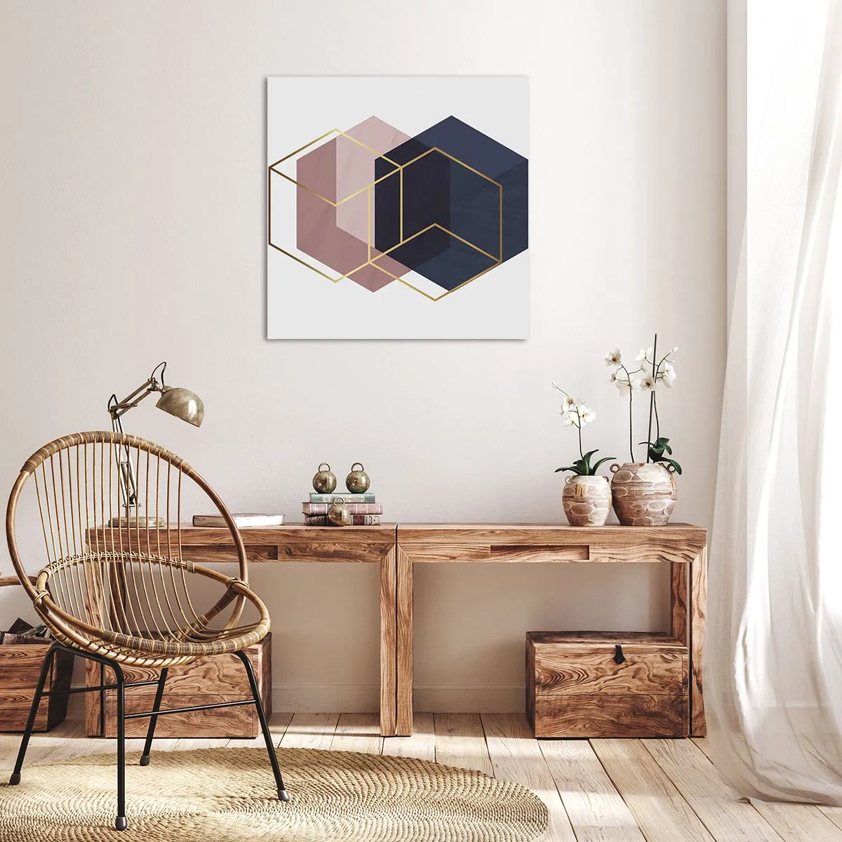 Obraz na plátne - Sila jednoduchosti - 60x60 cm