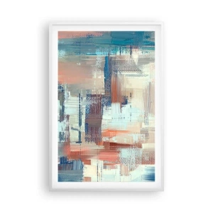 Plagát v bielom ráme - Dostať sa k svetlu - 61x91 cm