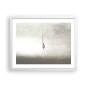 Plagát v bielom ráme - Dieťa v nás - 50x40 cm