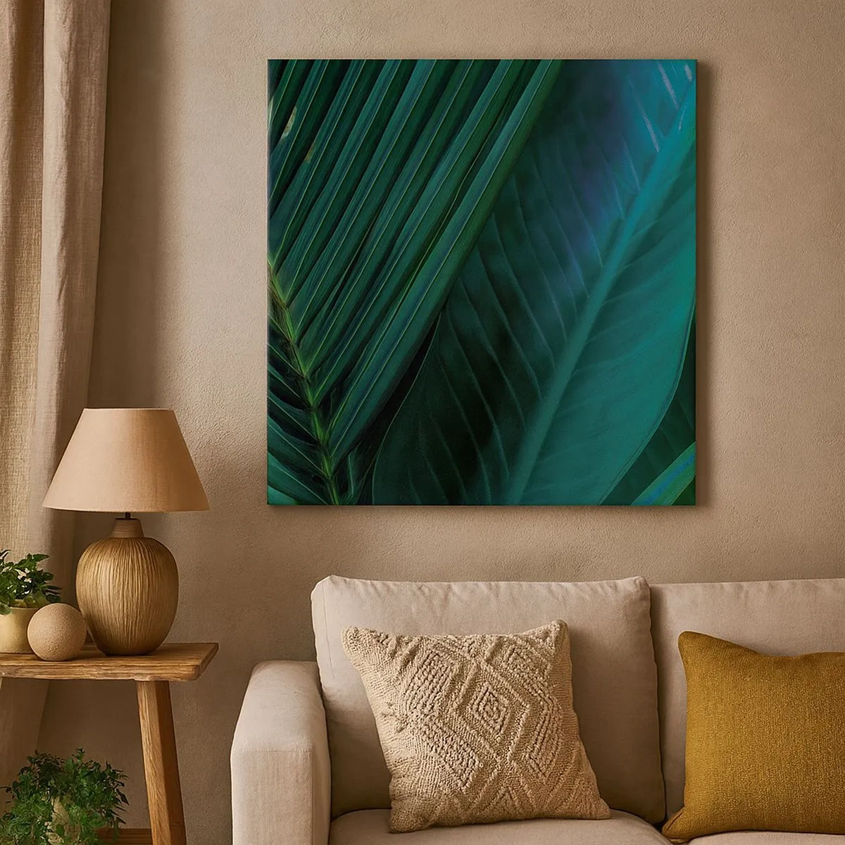 Obraz na plátne - Anatómia zelene - 30x30 cm