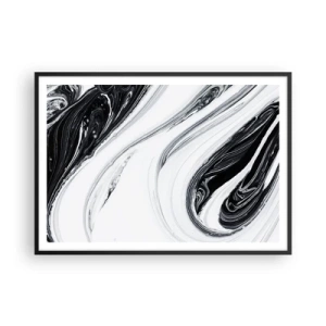 Plagát v čiernom ráme - Spojenie protikladov - 100x70 cm