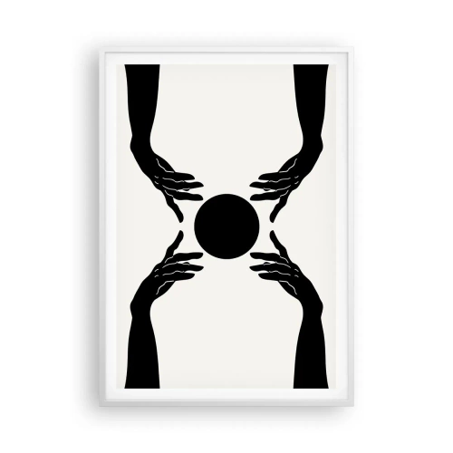Plagát v bielom ráme - Tajné znamenie - 70x100 cm