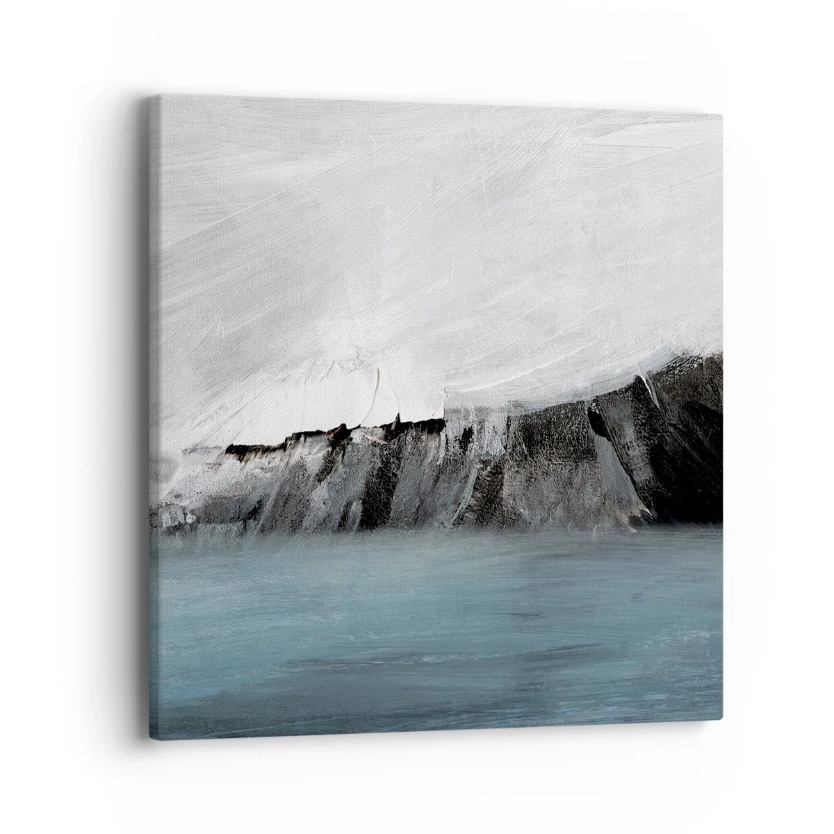 Obraz na plátne - Voda – zem: stret živlov - 40x40 cm