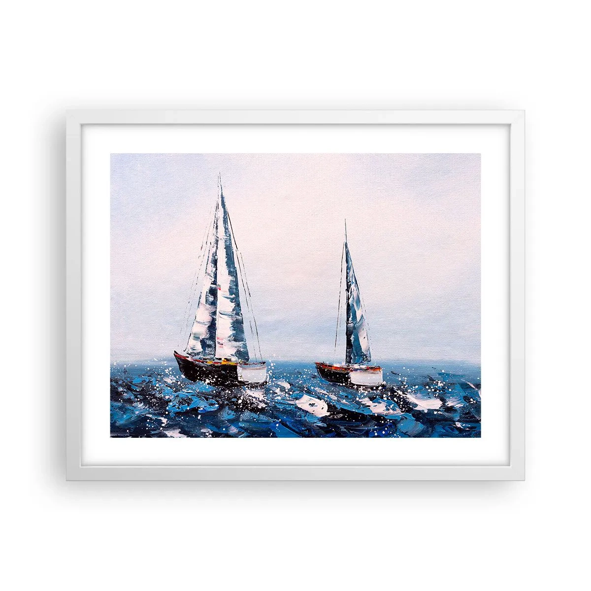 Plagát v bielom ráme - Bratstvo vetra - 50x40 cm