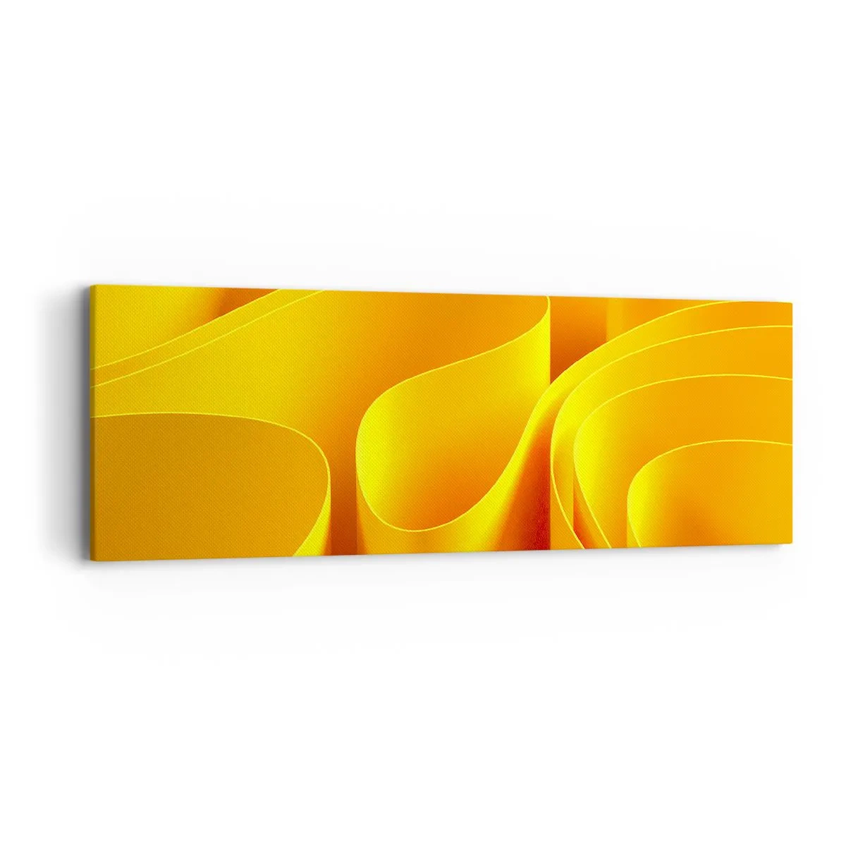 Obraz na plátne - Ako slnečné vlny - 90x30 cm