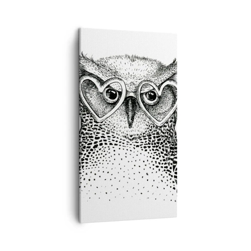 Obraz na plátne - Múdro a s láskou - 45x80 cm