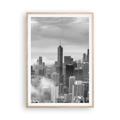 Plagát v ráme zo svetlého duba - Americká krajina - 70x100 cm