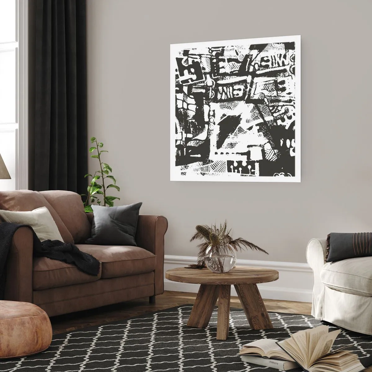 Plagát - Poriadok alebo chaos? - 50x50 cm