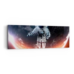 Obraz na plátne - Môžem zostať ešte chvíľku? - 90x30 cm