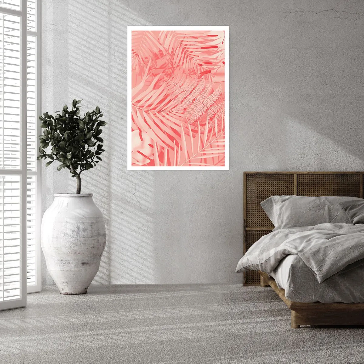 Plagát - Ružový koncept - 61x91 cm