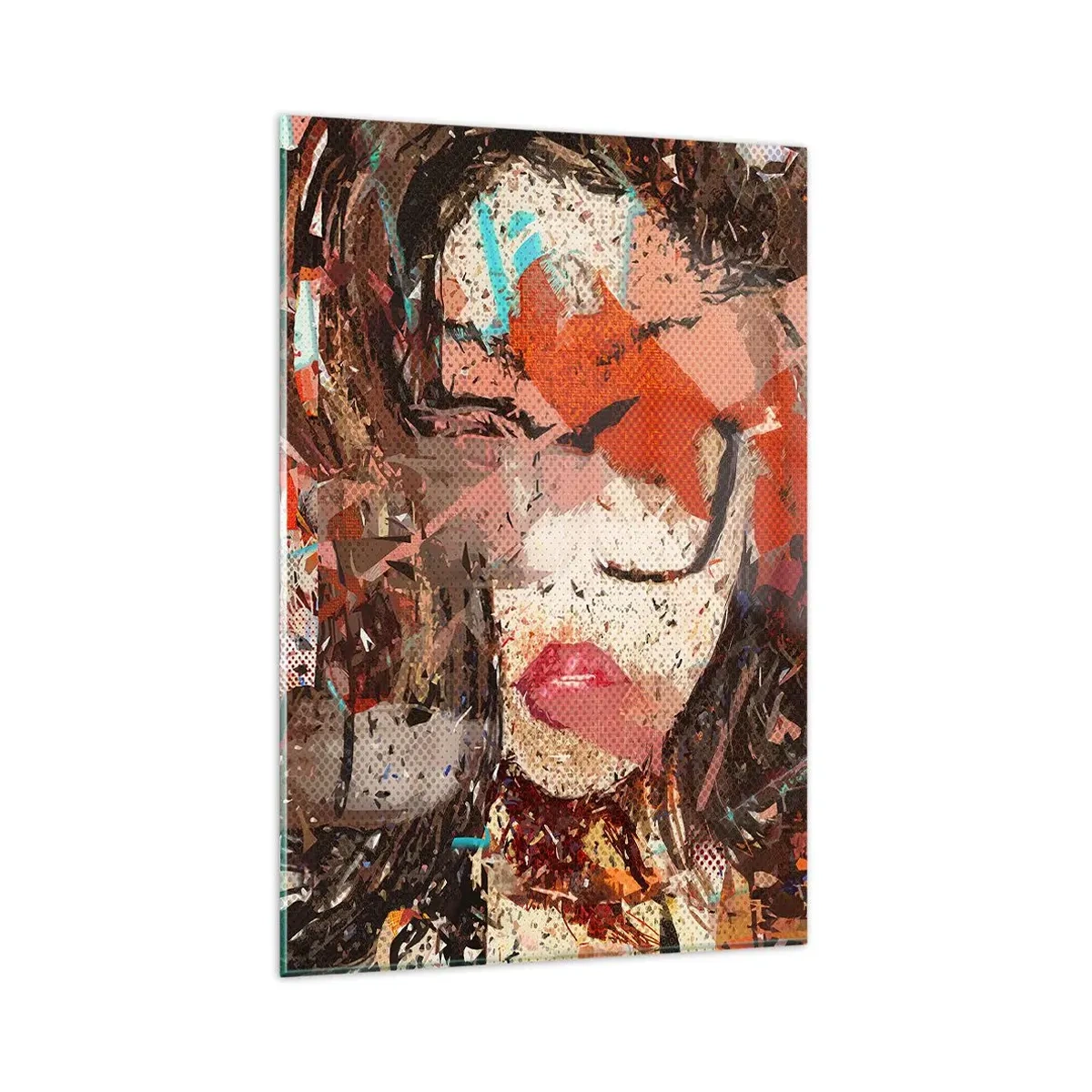 Obraz na skle - Aká si skutočne nikto nevie - 80x120 cm