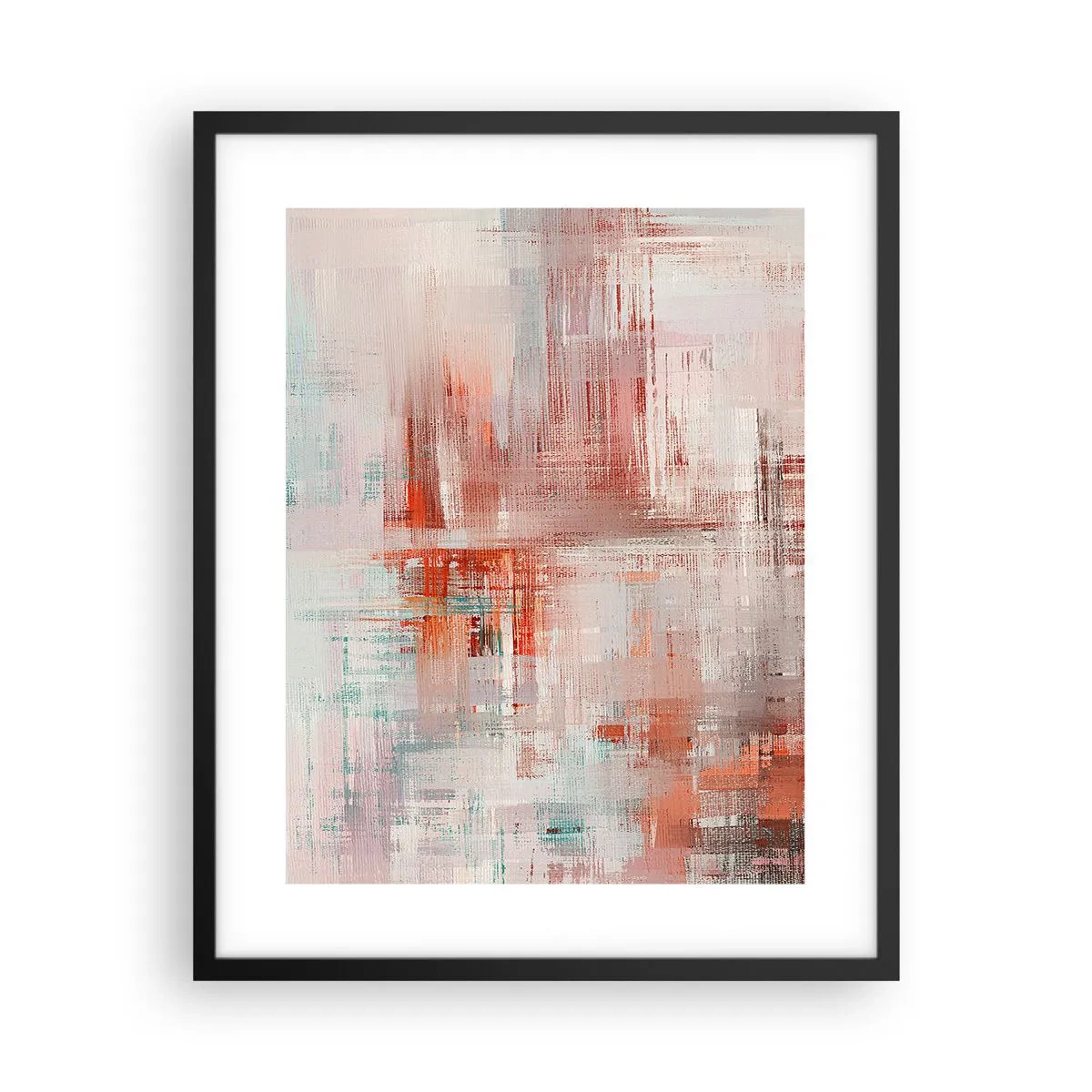 Plagát v čiernom ráme - Zahmlené. Ale ružové - 40x50 cm