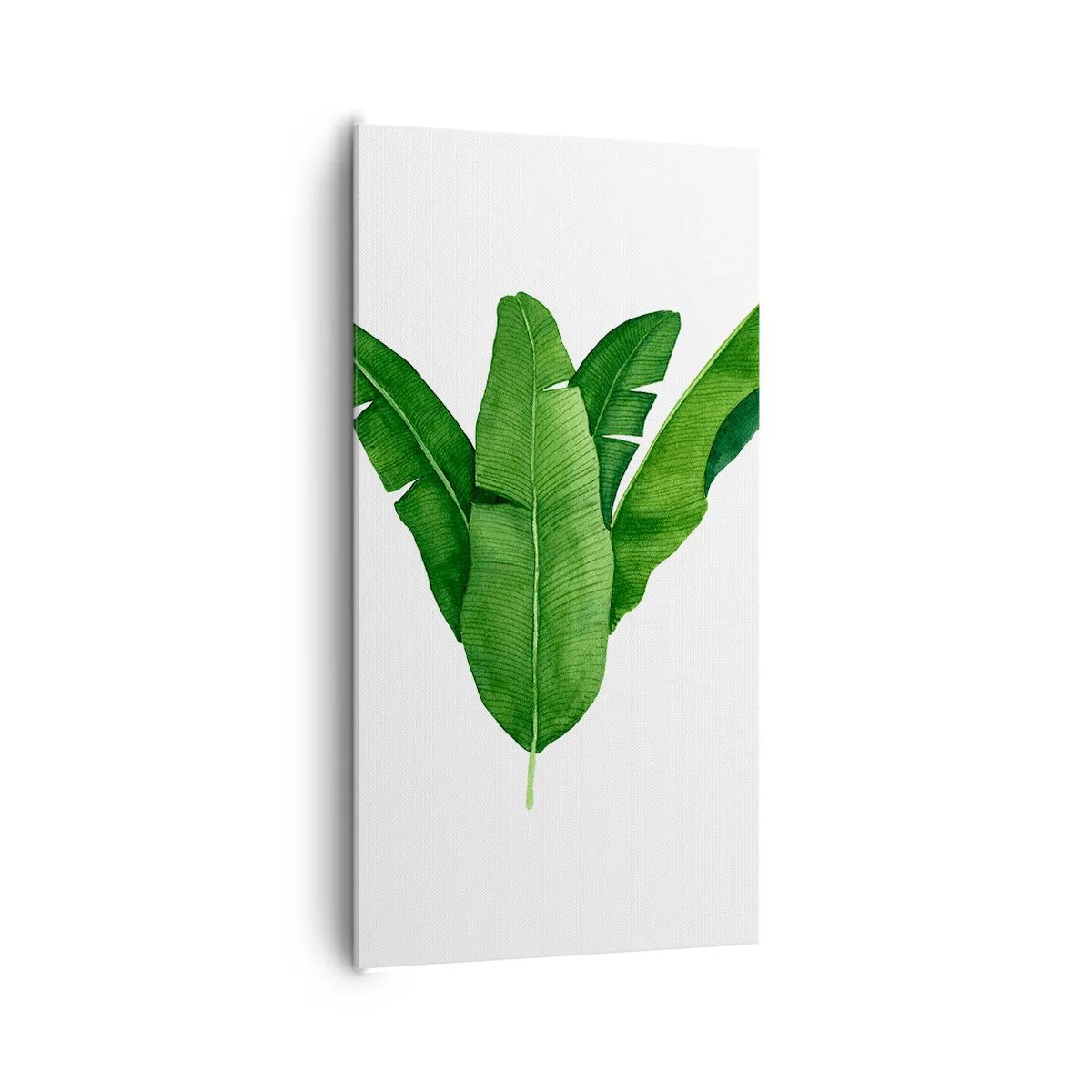 Obraz na plátne - Zelená symetria - 65x120 cm