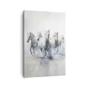 Obraz na plátne - Biela mágia - 70x100 cm