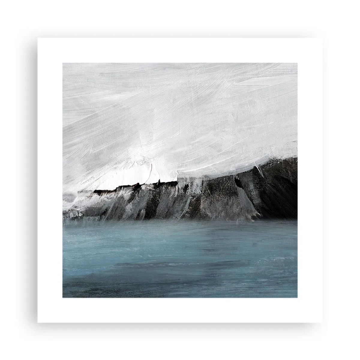 Plagát - Voda – zem: stret živlov - 40x40 cm
