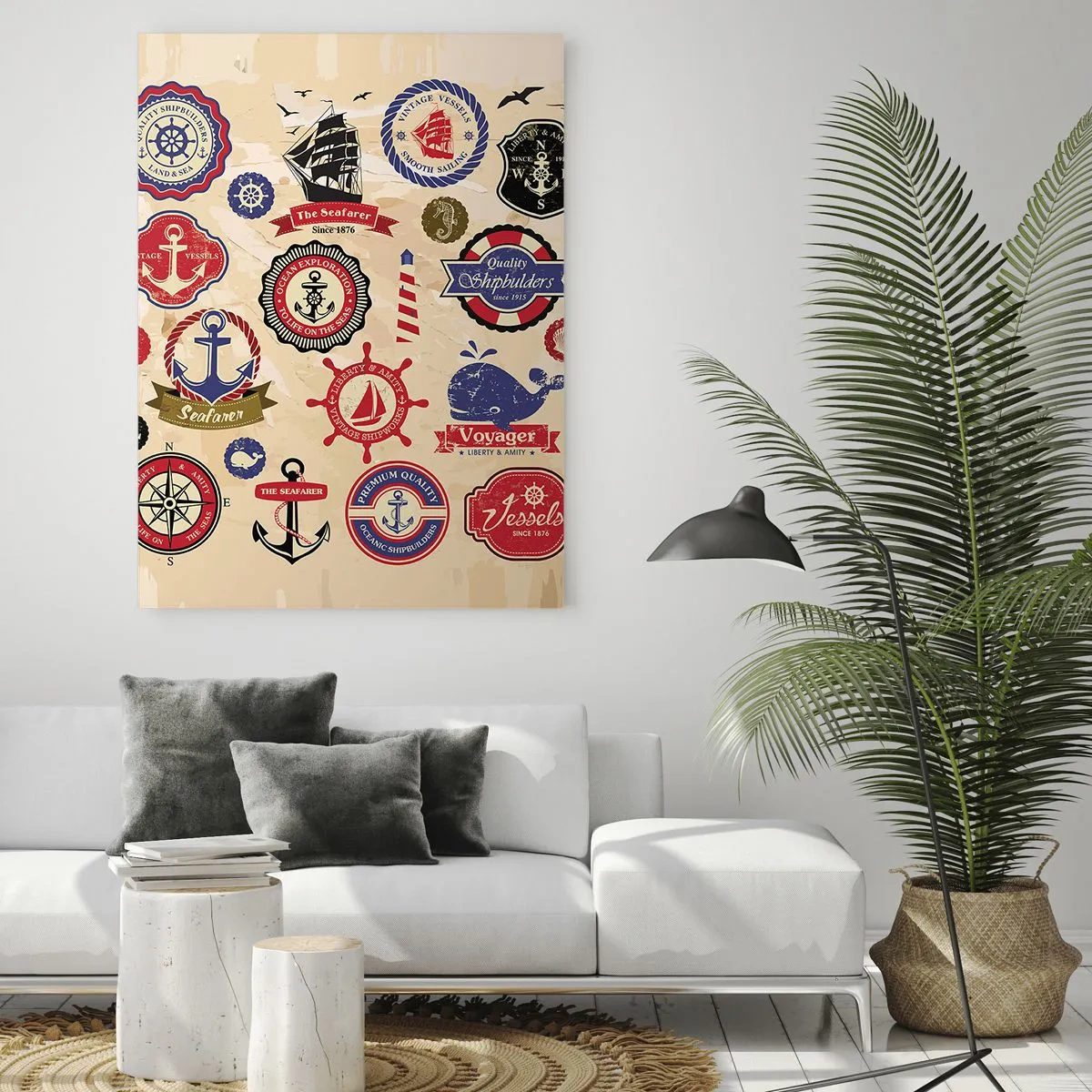 Obraz na skle - Námornícke bratstvo - 80x120 cm