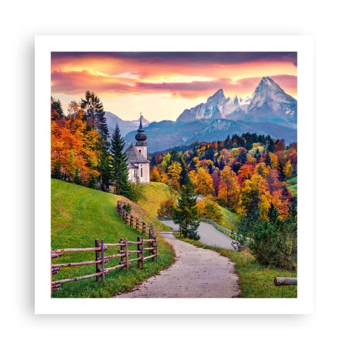 Plagát - Úplne ideálna krajina - 60x60 cm