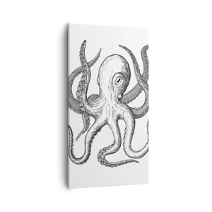 Obraz na plátne - Tancujúca s vlnami - 55x100 cm