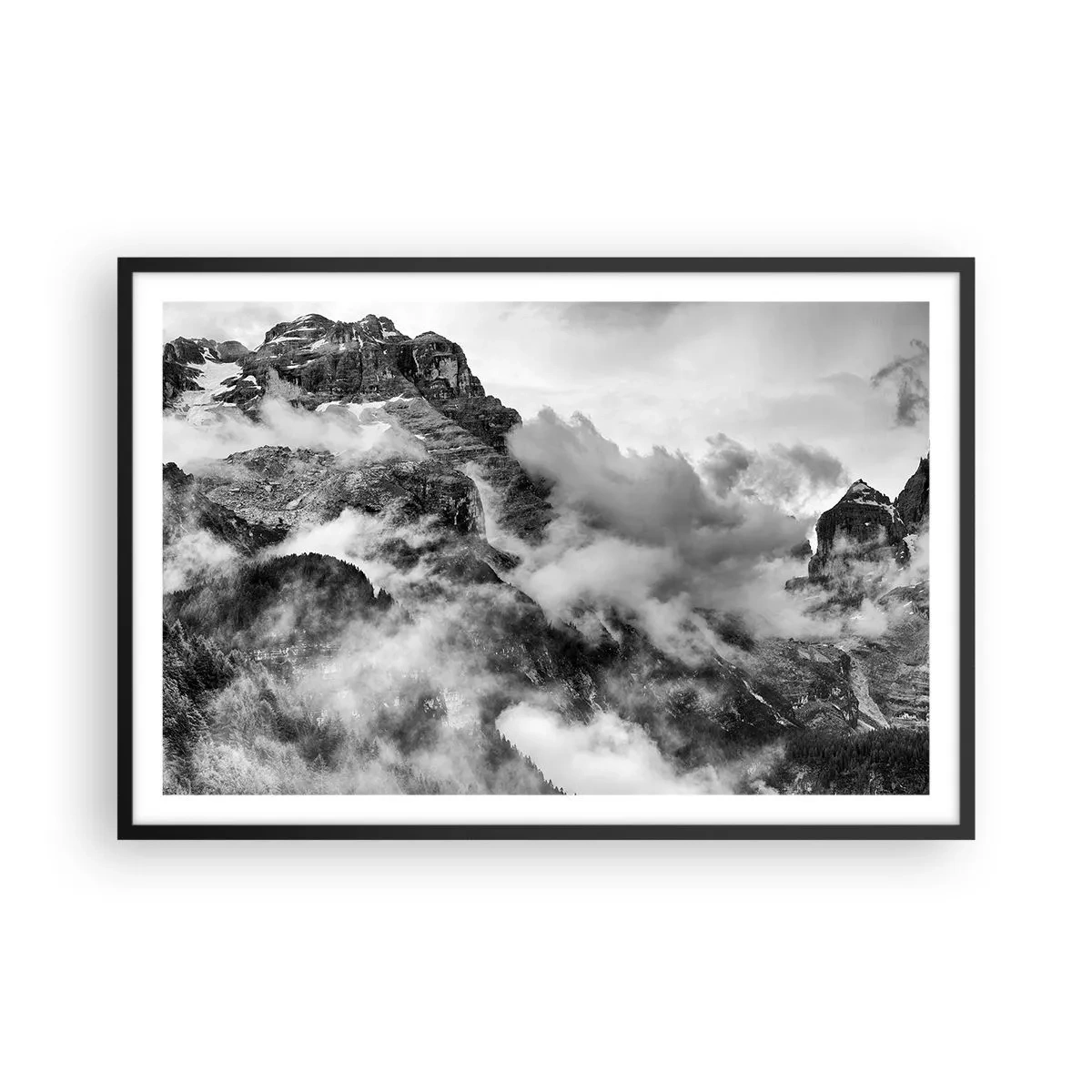 Plagát v čiernom ráme - Krásne a kruté - 91x61 cm