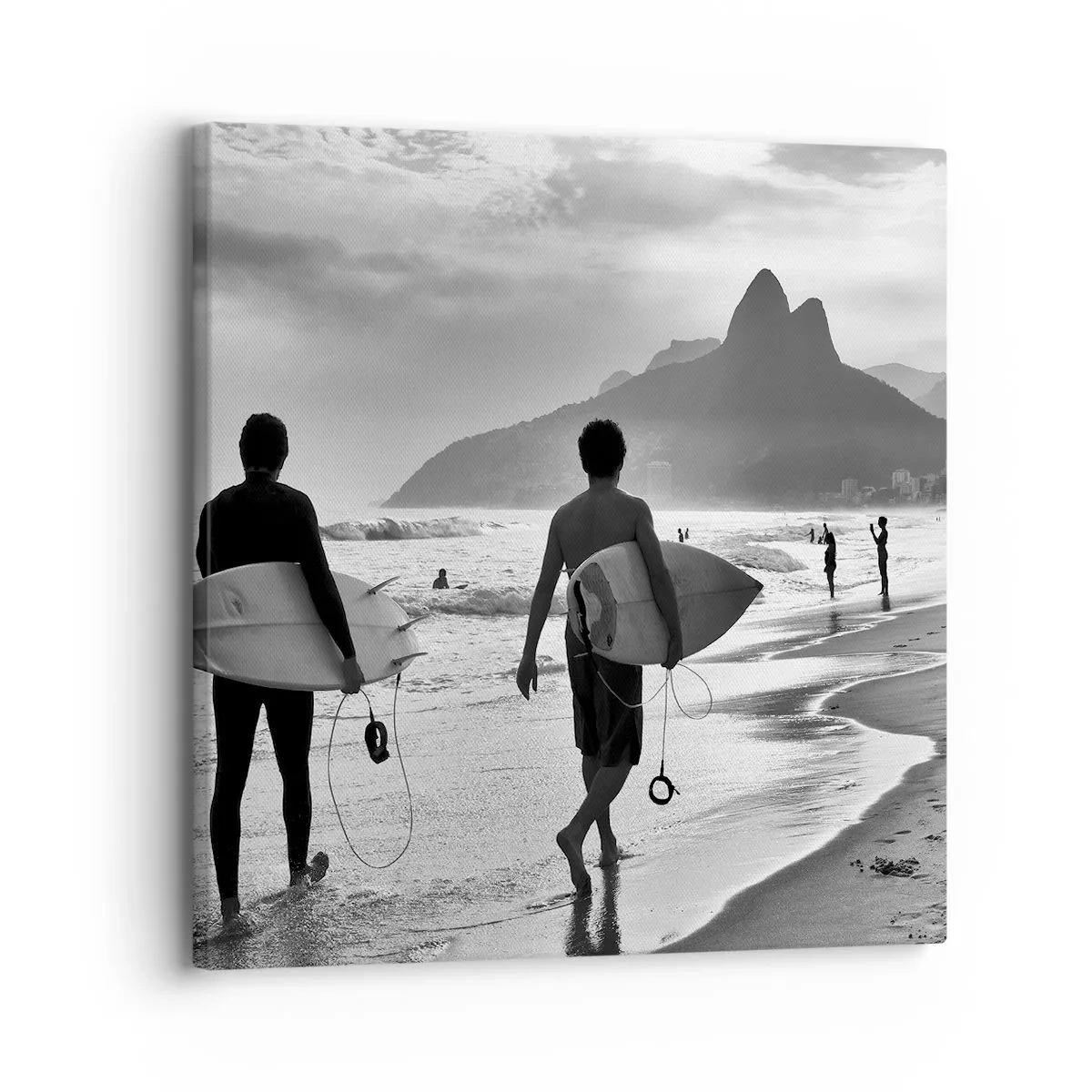 Obraz na plátne - Samba na jednu vlnu - 30x30 cm