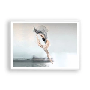 Plagát v bielom ráme - V tanečnom vytrhnutí - 100x70 cm