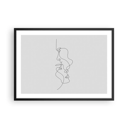 Plagát v čiernom ráme - Žiar vášnivých túžob - 70x50 cm