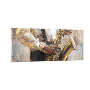 Obraz na skle - Čas na sólovú hru - 100x40 cm