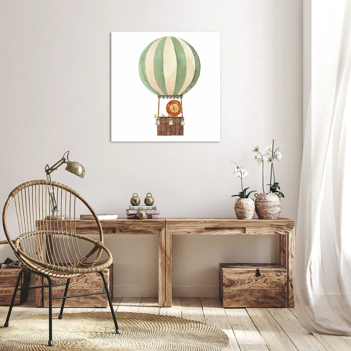 Obraz na plátne - Leonove cesty - 30x30 cm