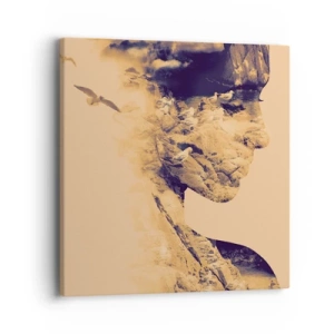 Obraz na plátne - Krásna od prírody - 40x40 cm