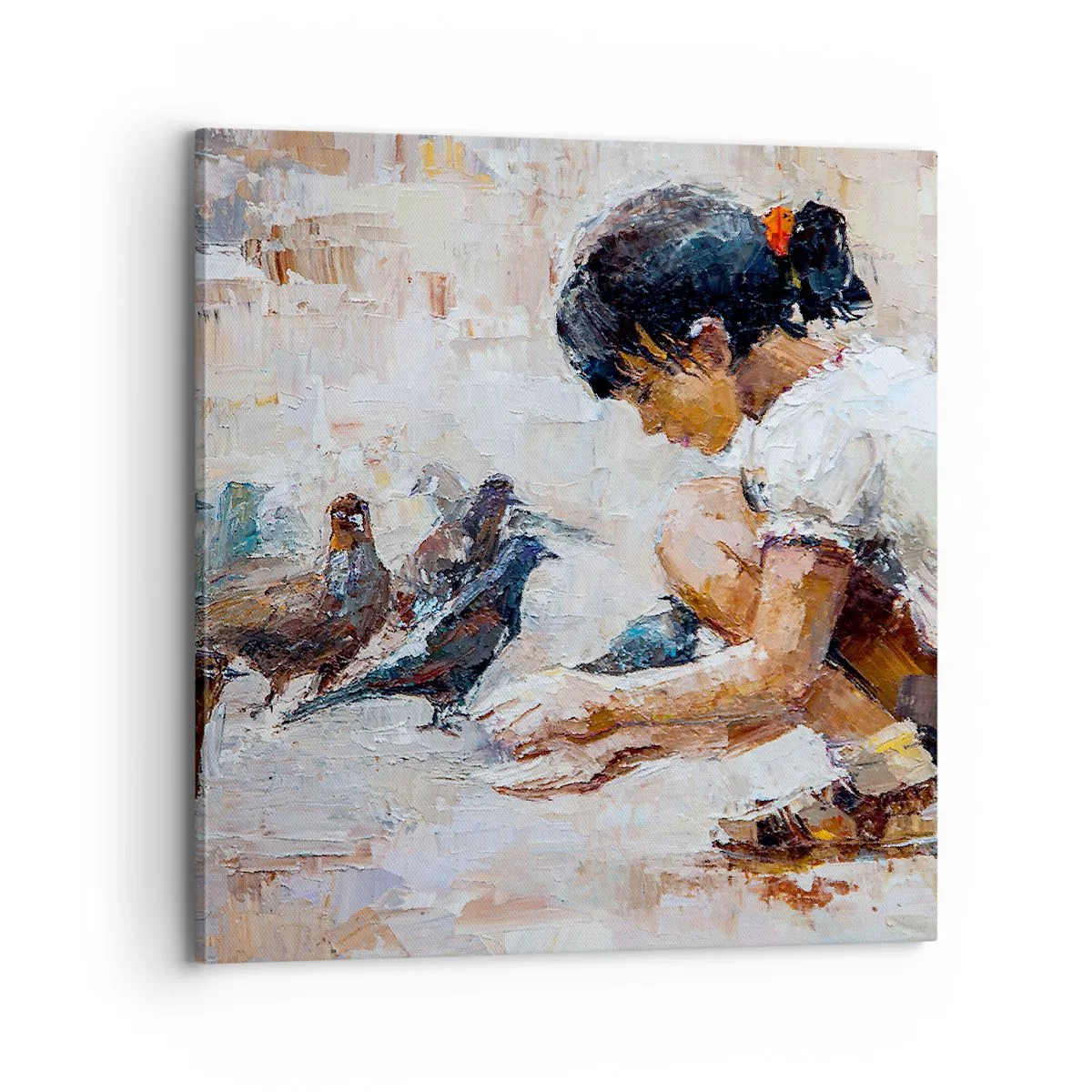 Obraz na plátne - Maličkí a najmilší - 70x70 cm