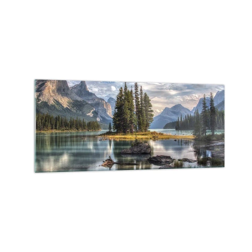 Obraz na skle - Pri veľkej a čistej vode… - 120x50 cm