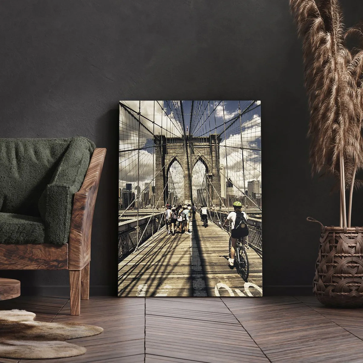 Obraz na plátne - Priamo do srdca mesta - 50x70 cm