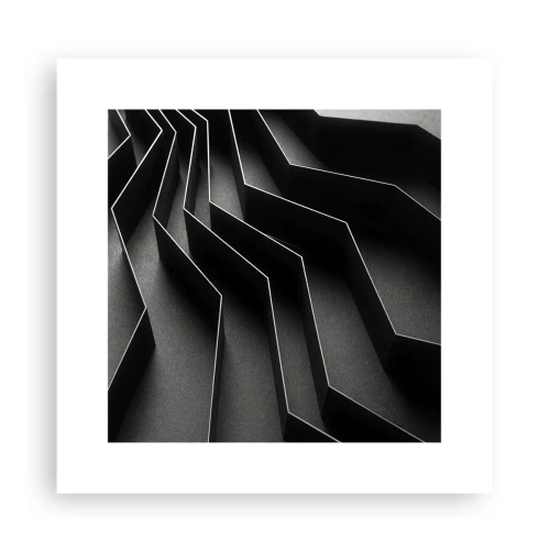 Plagát - Priestorový poriadok - 30x30 cm