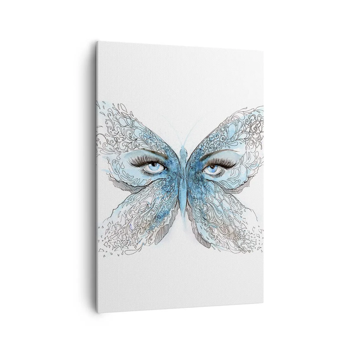 Obraz na plátne - Sýkorka modrinka eros - 70x100 cm