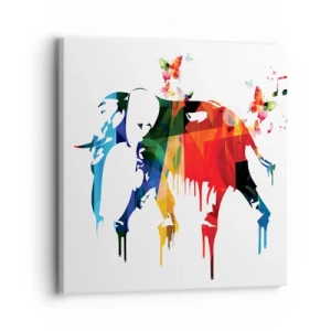 Obraz na plátne - Tancovať môže každý - 30x30 cm