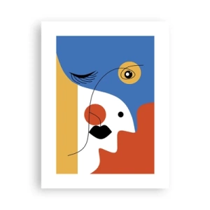 Plagát - Zdeformovaný portrét - 30x40 cm