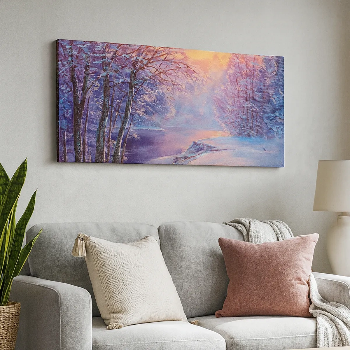 Obraz na plátne - Farby zimy - 30x30 cm