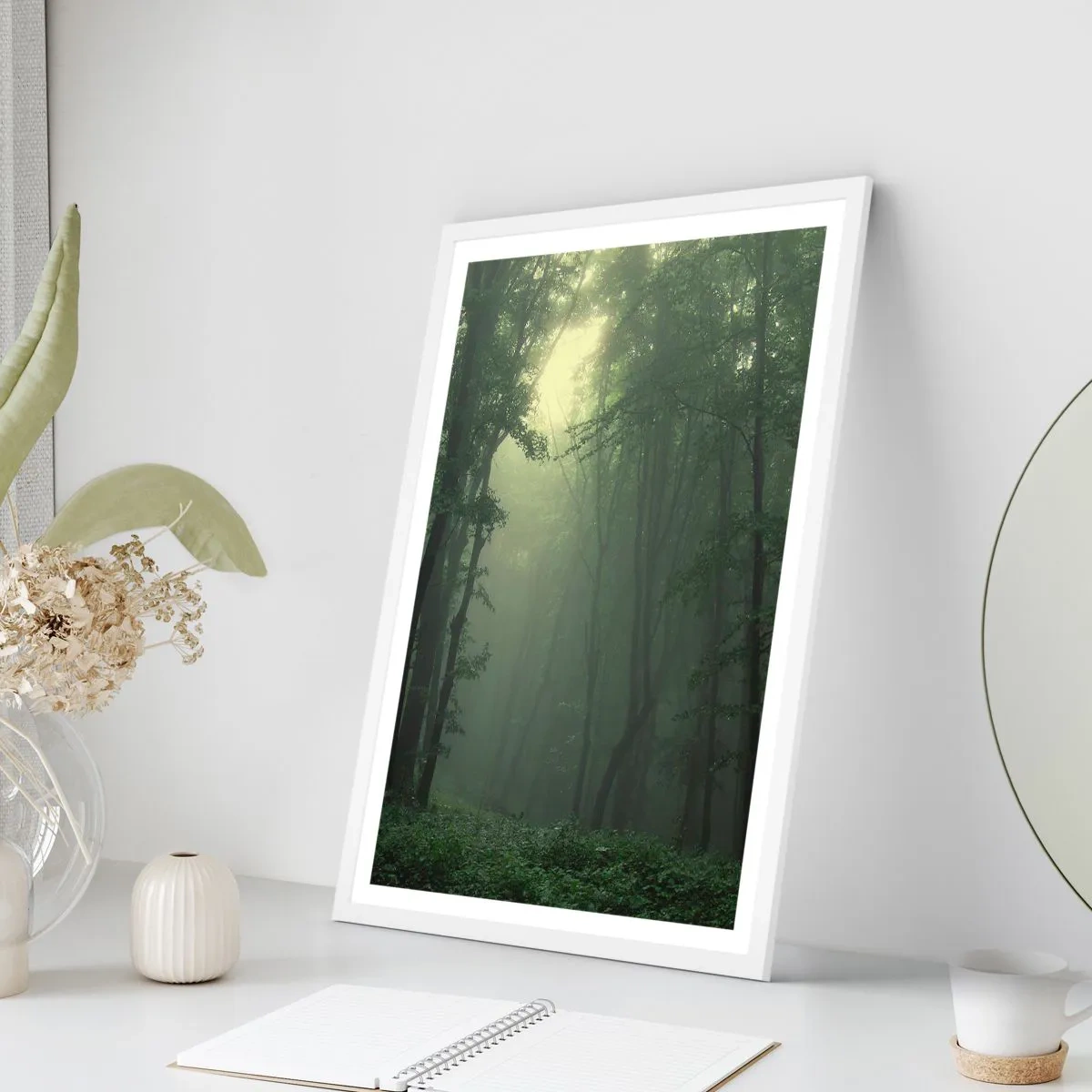 Plagát v bielom ráme - Než sa prebudí - 70x100 cm