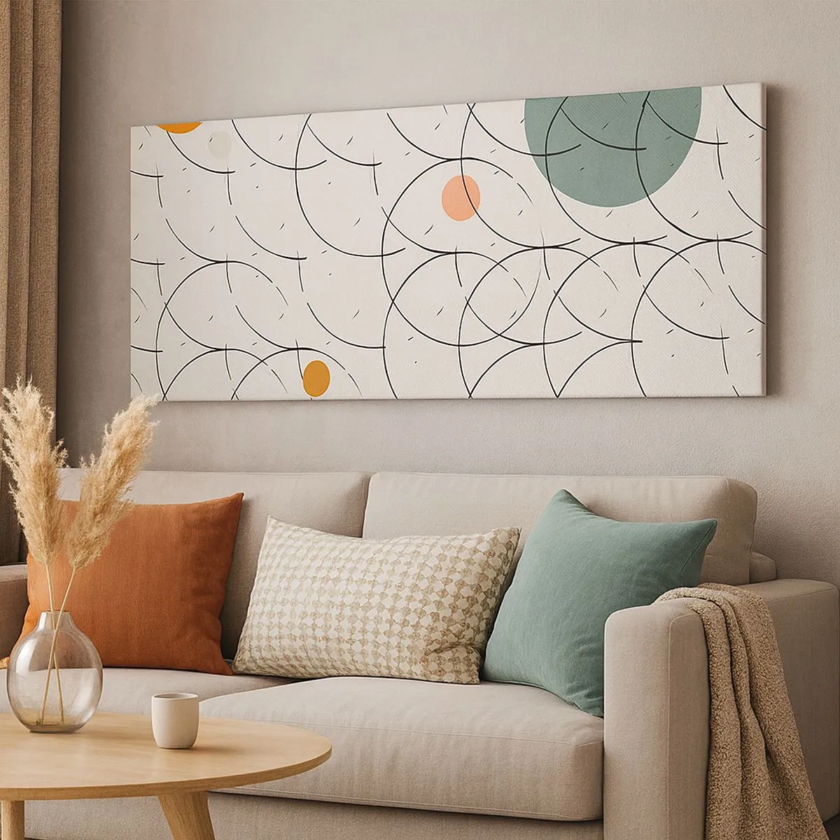 Obraz na plátne - V duchu pop-artu - 100x40 cm