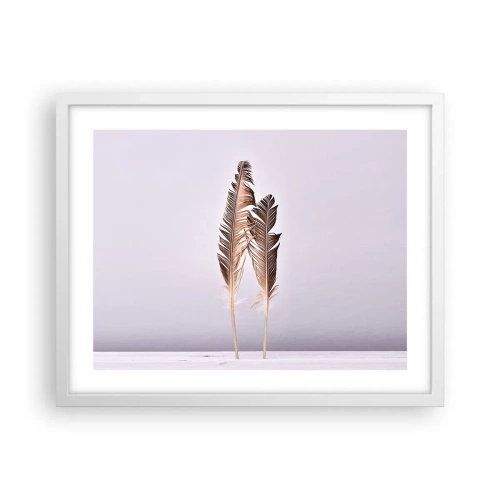 Plagát v bielom ráme - Proti ničote - 50x40 cm