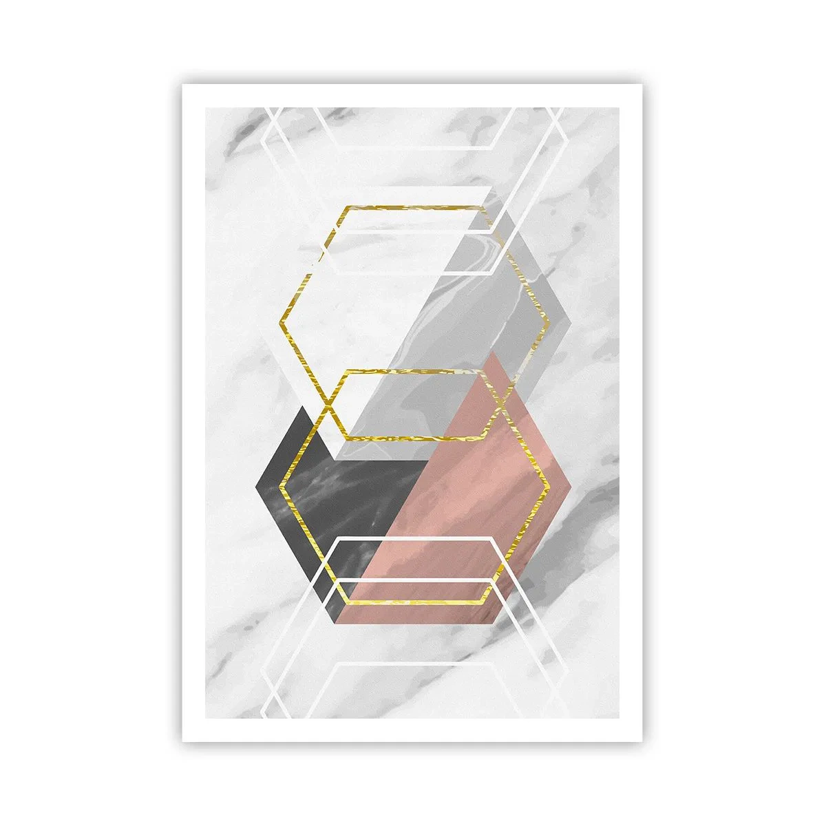 Plagát - Reťazová kompozícia - 70x100 cm