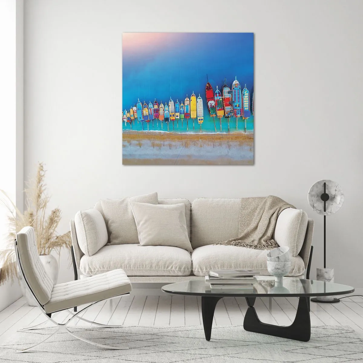 Obraz na skle - Z vtáčej perspektívy - 60x60 cm