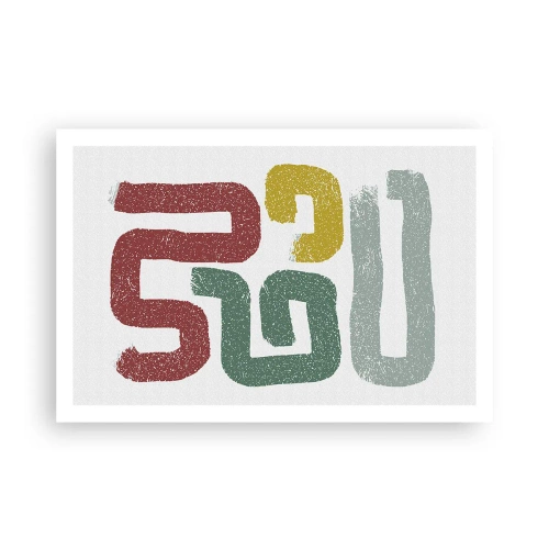 Plagát - V neznámom jazyku - 91x61 cm