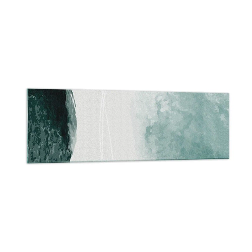 Obraz na skle - Stretnutie s hmlou - 160x50 cm